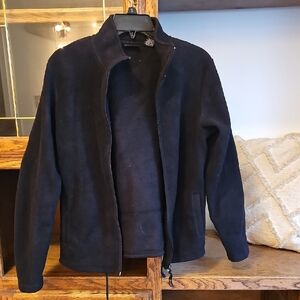 Elegant Black Zip-Up Women's Jacket